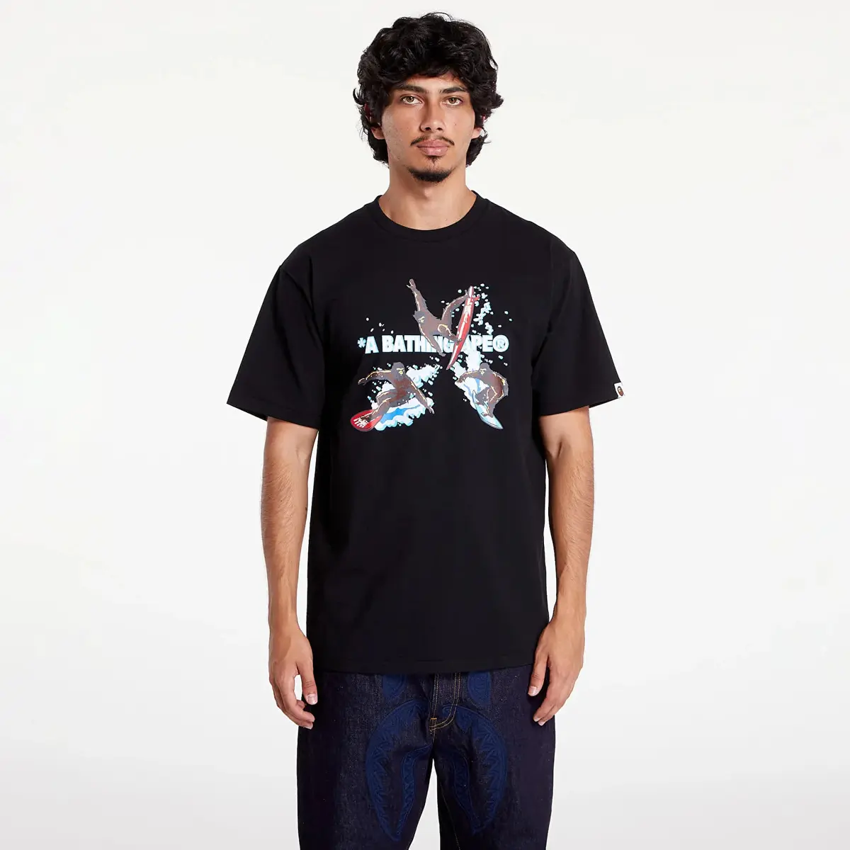 Футболка чоловіча Bape Surfing Apes Tee