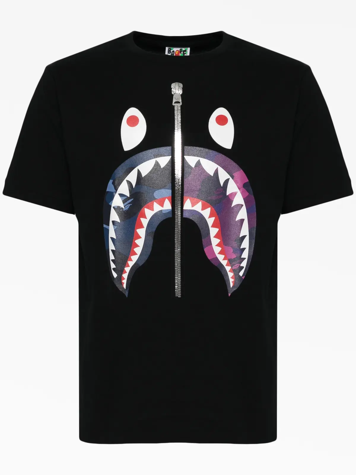 Футболка чоловіча Bape A Bathnig Ape Men's Color Camo Separate Shark Tee