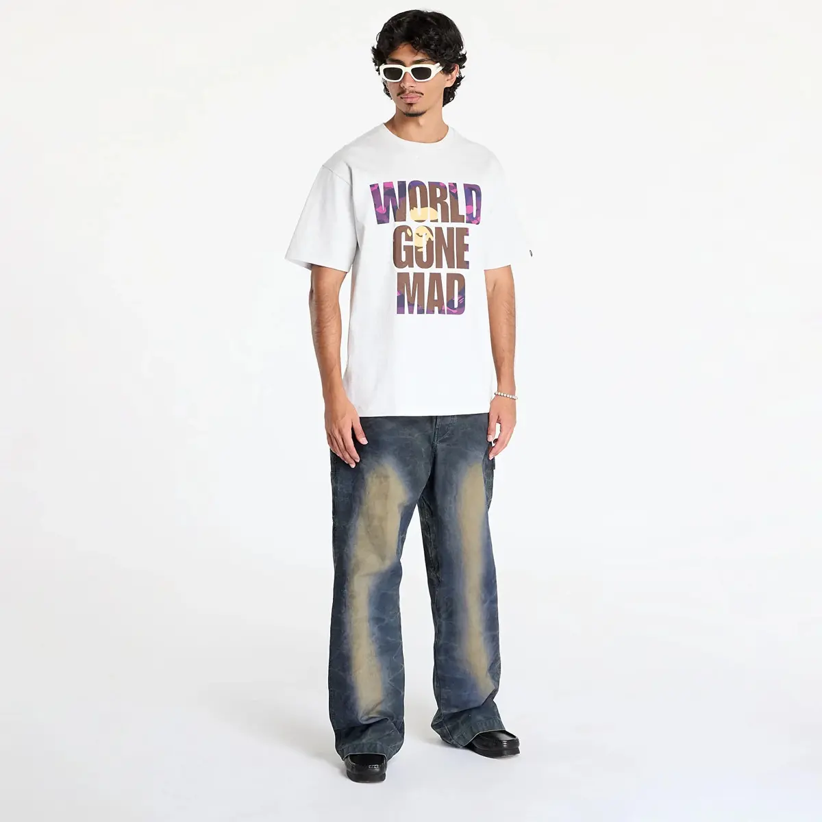 Футболка чоловіча Bape A Bathing Ape Color Camo Wgm Ape Head Overlap Tee
