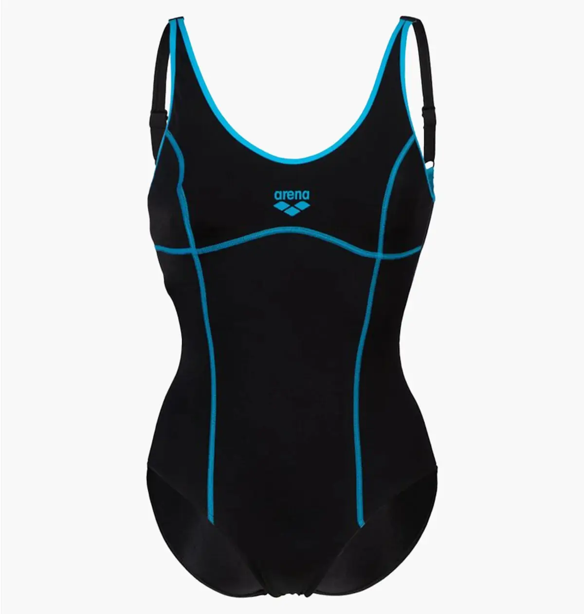 Купальник закрытый женский Arena Tania Clip Back Swimsuit One P Blue