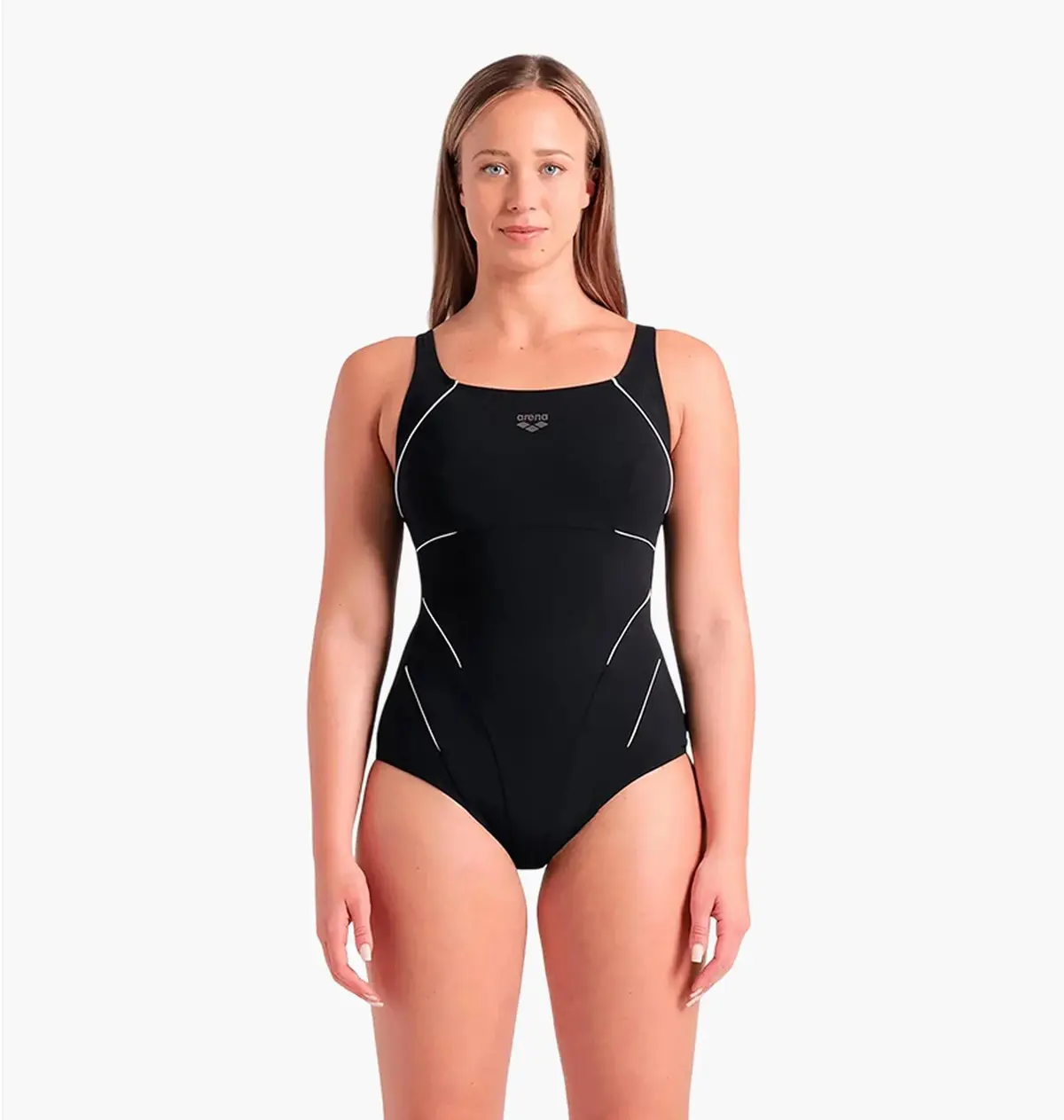 Купальник закрытый женский Arena Jewel One Piece Loc Cup Black