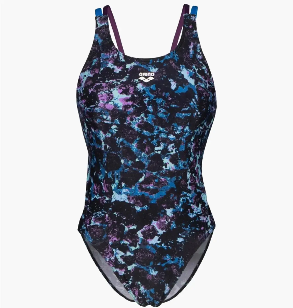 Купальник закрытый женский Arena Rockin Swimsuit Swim Tech Mult
