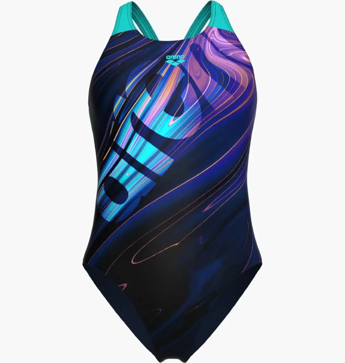 Купальник закрытый женский Arena Flow Swimsuit V Back Lb