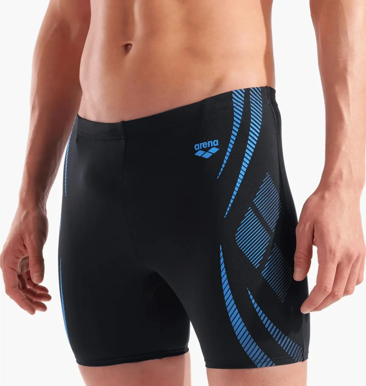Плавки чоловічі Arena Poseidonia Swim Mid Jammer Black