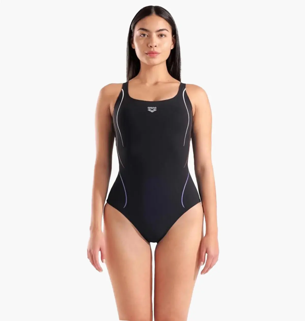 Купальник закрытый женский Arena Swimsuit Ludovica Soft Curve B Black
