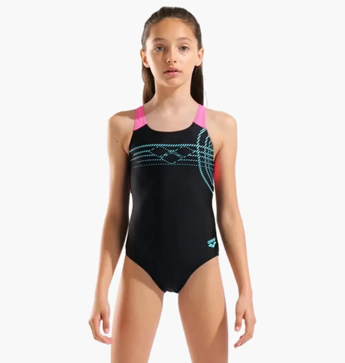 Купальник закритий дитячий Arena Sunrise Pro Black