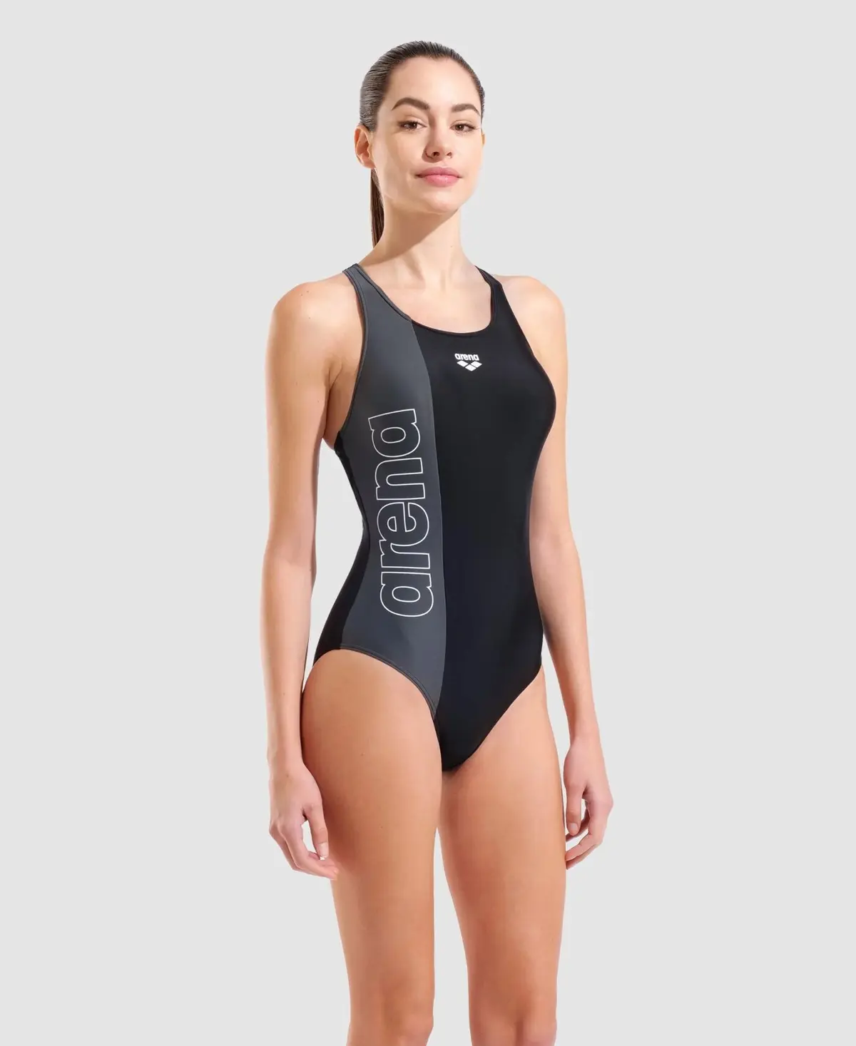 Купальник закритий жіночий Arena Duograf Swimsuit V Back