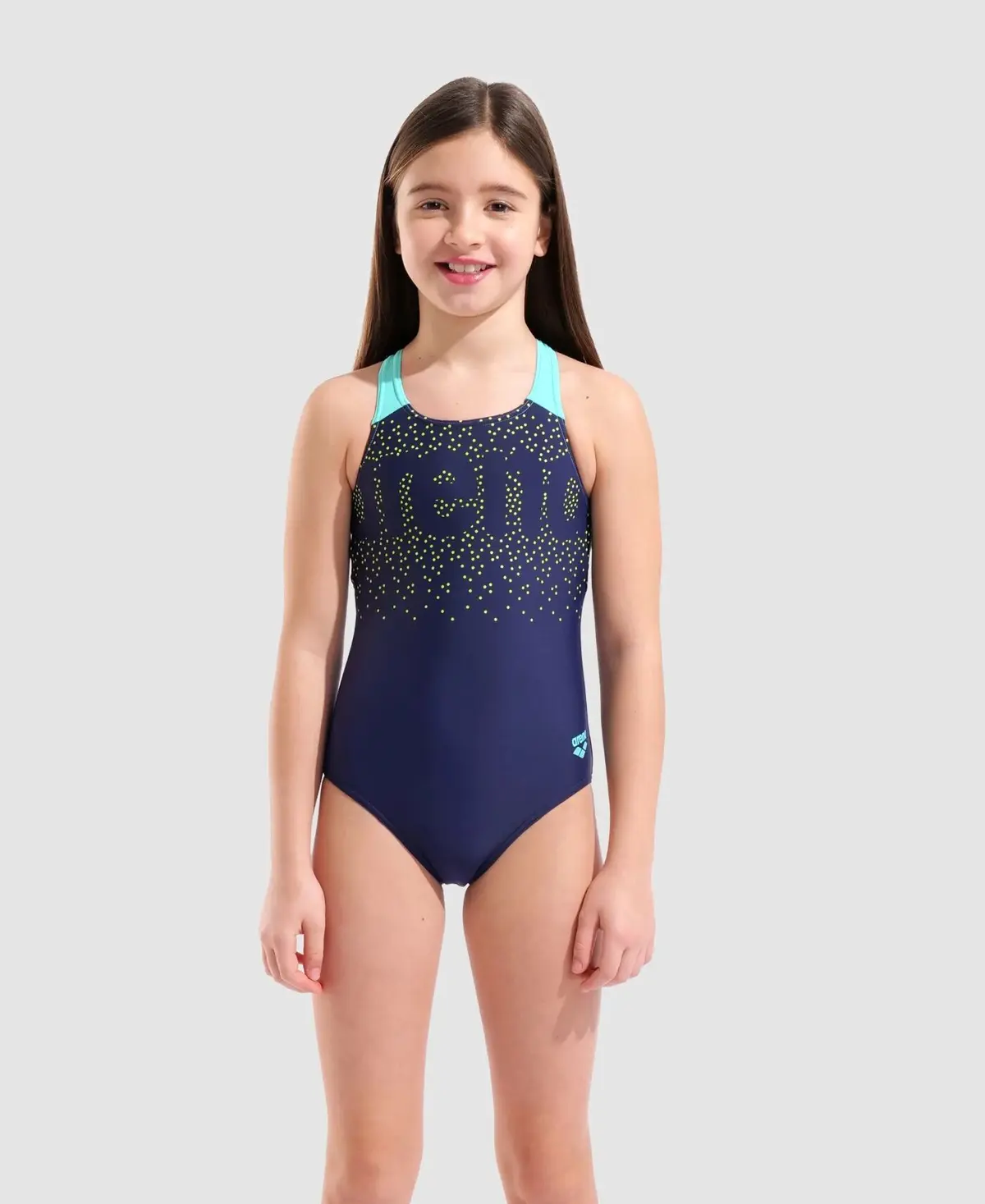Купальник закритий дитячий Arena Painterly Swimsuit V Back