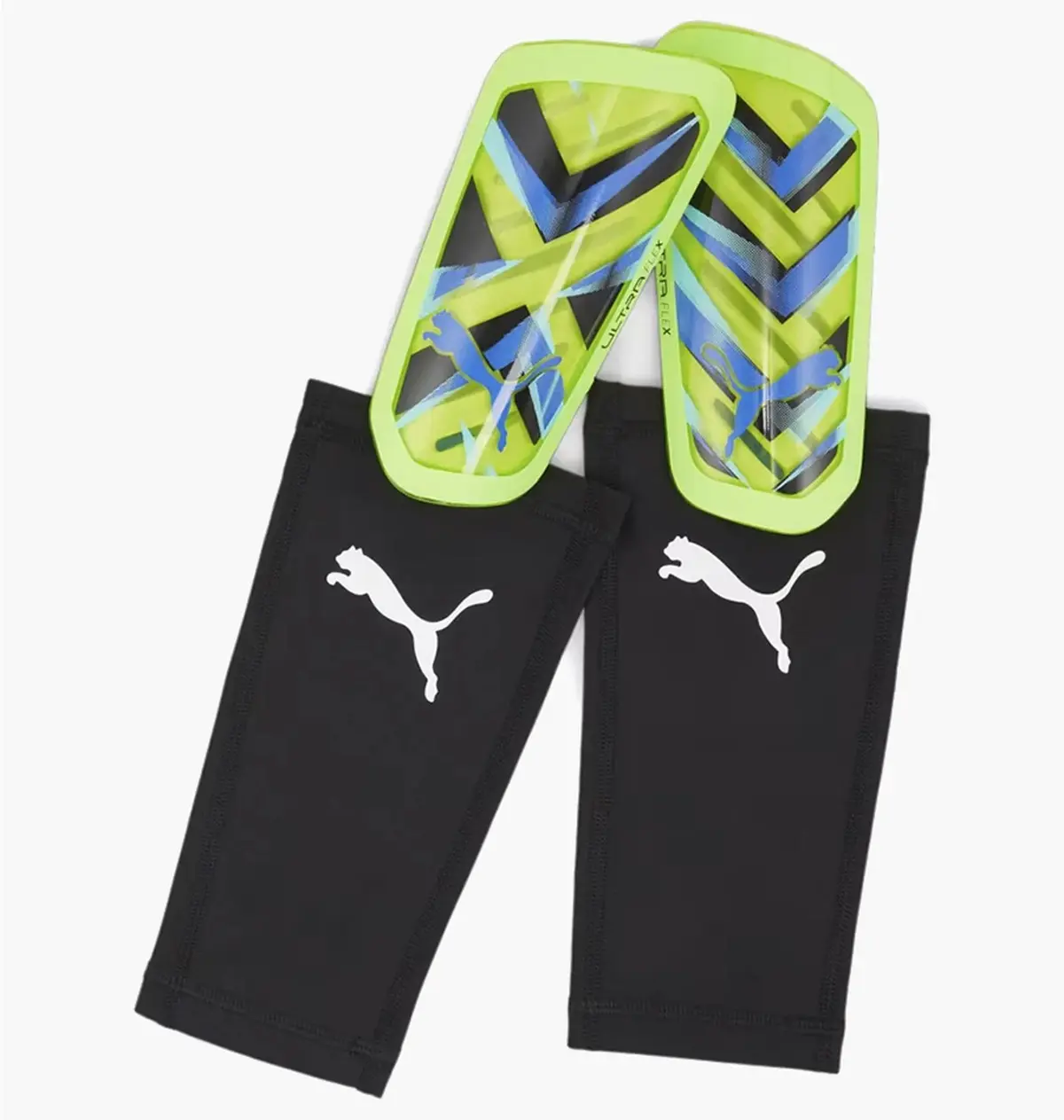 Футбольные щитки Puma Ultra Flex Green