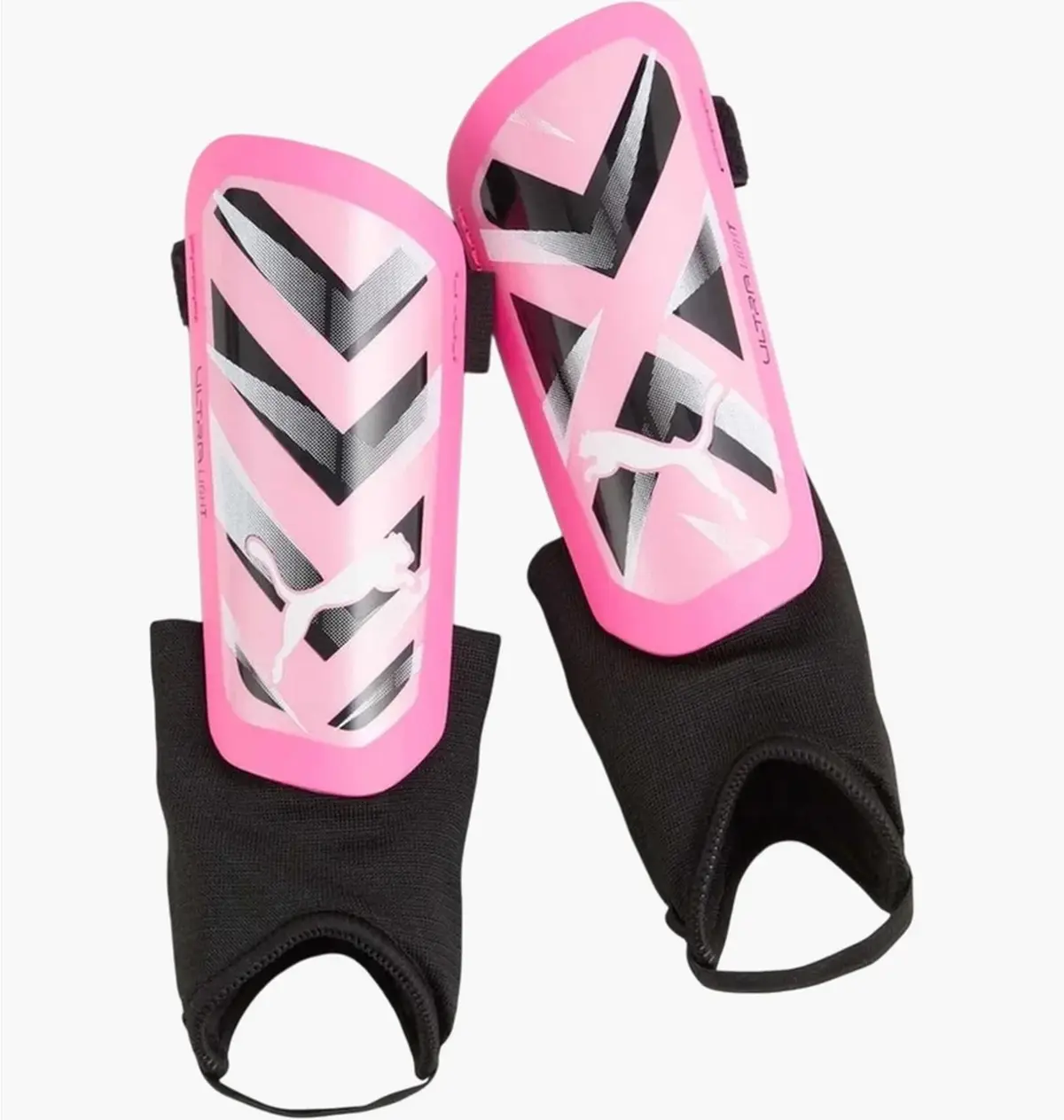 Футбольные щитки Puma Ultra Flex Ankle Shin Guards Pink/White