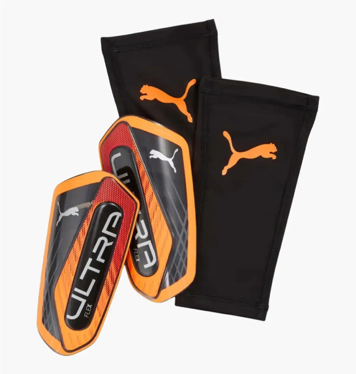 Футбольные щитки Puma Ultra Flex Sleeve Orange