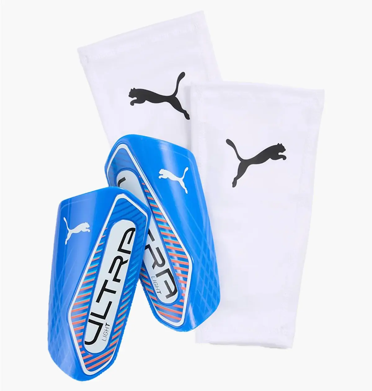 Футбольные щитки Puma Ultra Light Blue/White