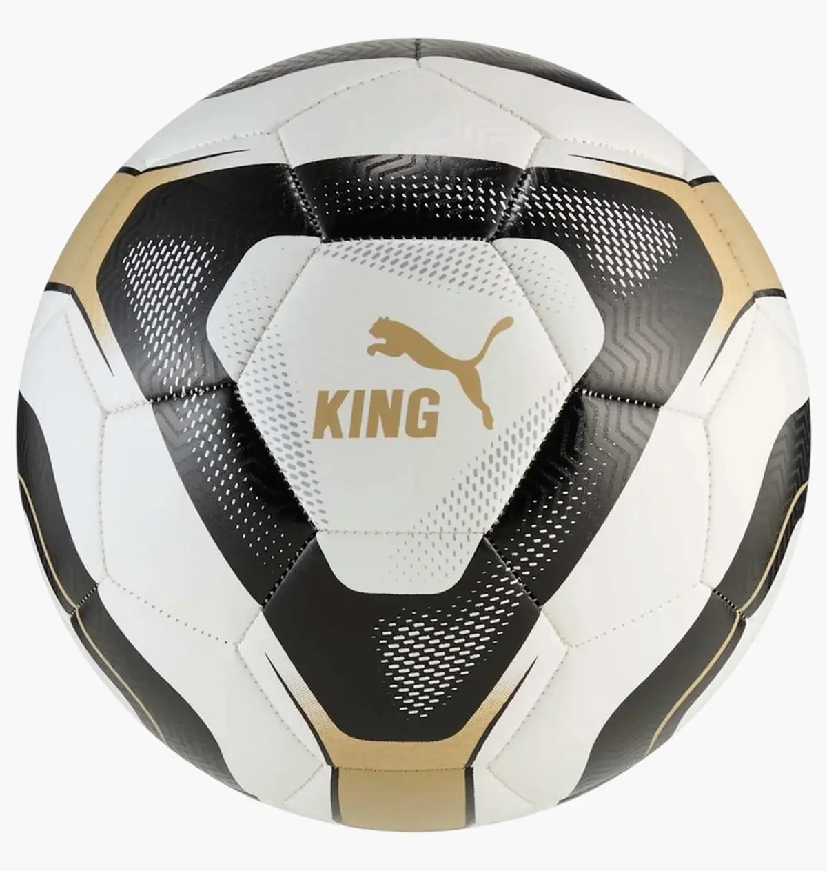 Футбольный мяч Puma King Football черный с белым 084736-01