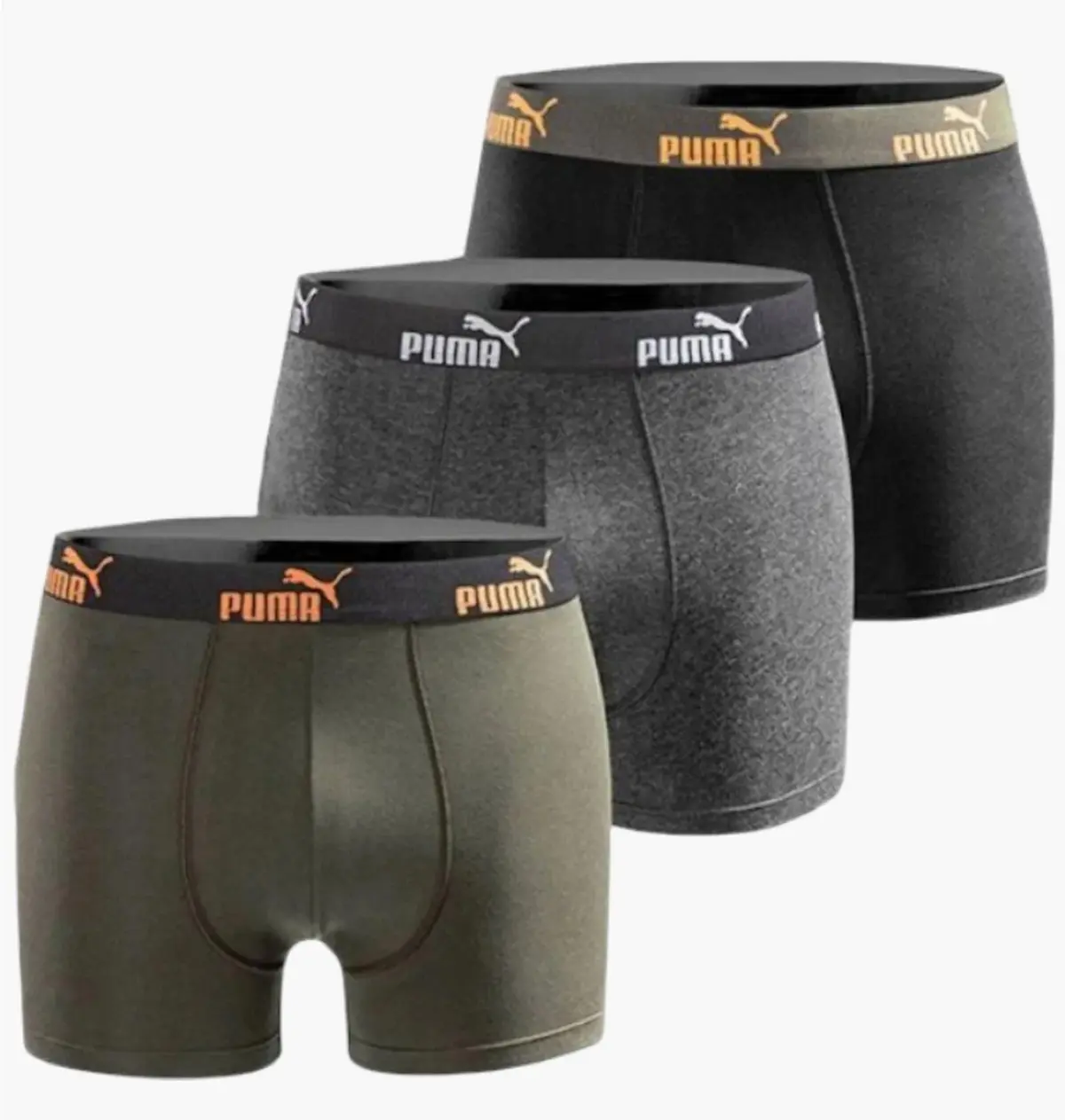 Труси-боксерки чоловічі Puma Everyday Coton Stretch (3 ) Multi