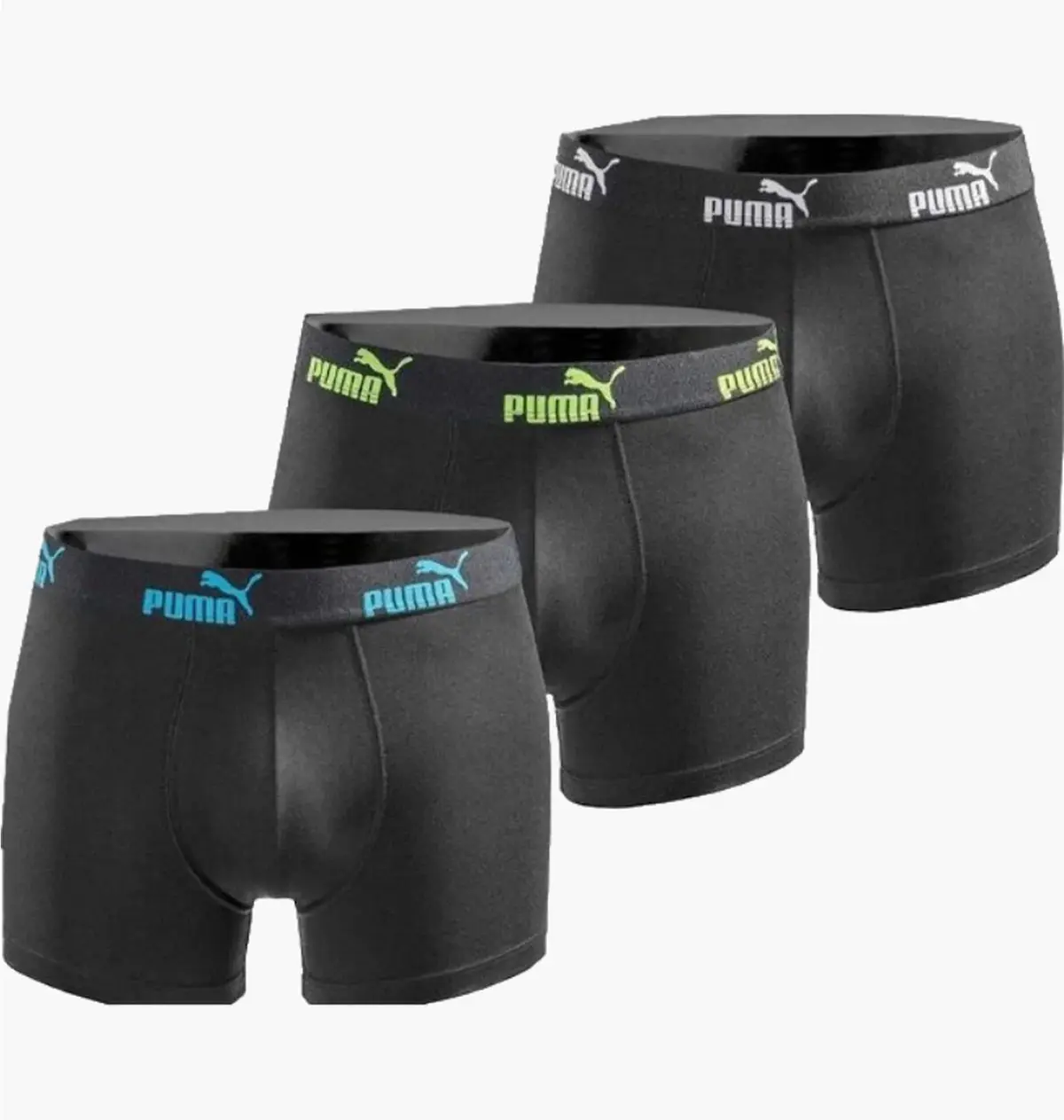 Труси-боксерки чоловічі Puma Everyday Coton Stretch (3 ) Black