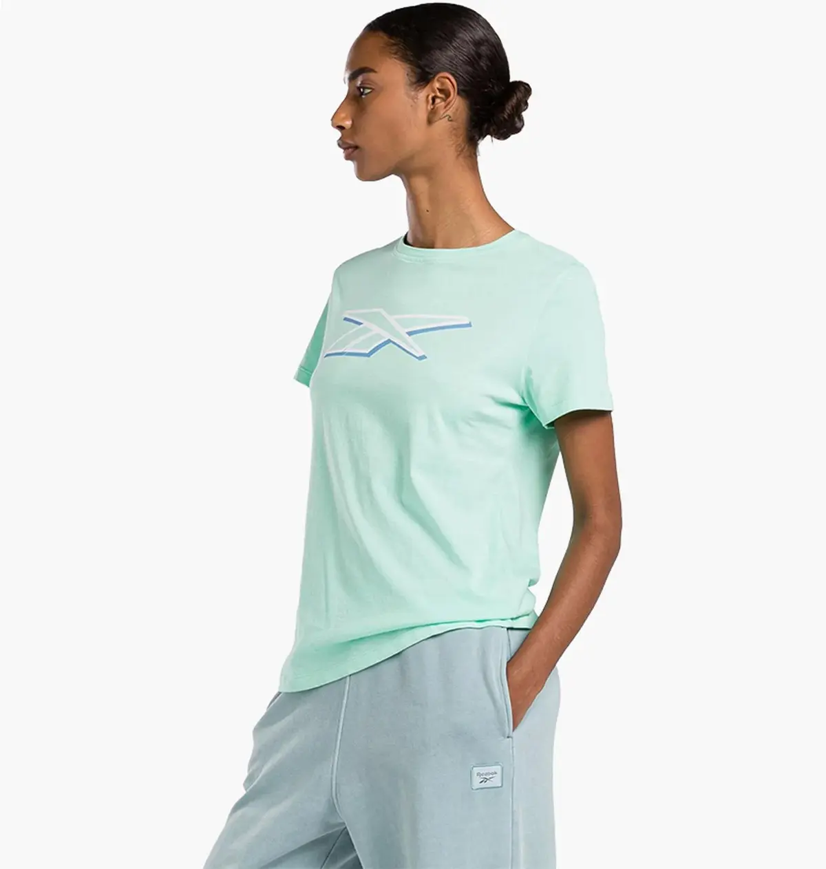 Футболка женская Reebok Vector Graphic T-Shirt Turquoise