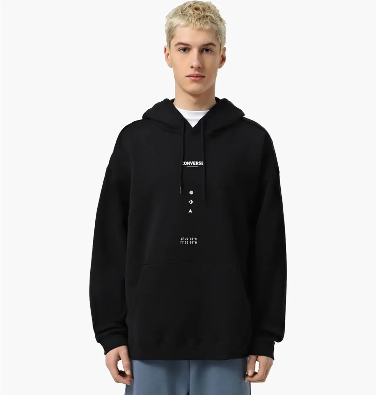 Кофта чоловіча Converse Wordmark Graphic Black