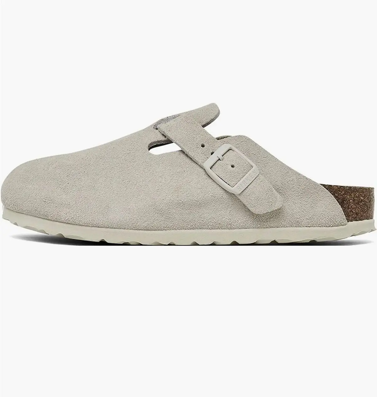 Тапочки женские Birkenstock Boston Soft Footbed Clogs Grey