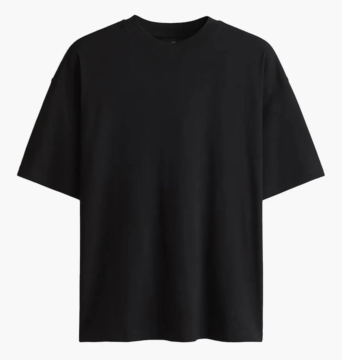Футболка чоловіча H&Amp;M H&M T-Shirt - Oversized Fit Black