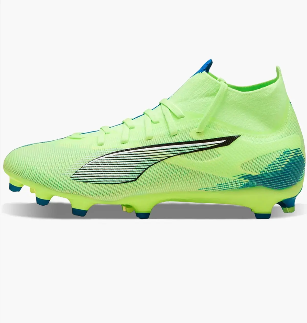 Бутсы женские Puma Ultra 5 Match+ Fg/Ag Green/White