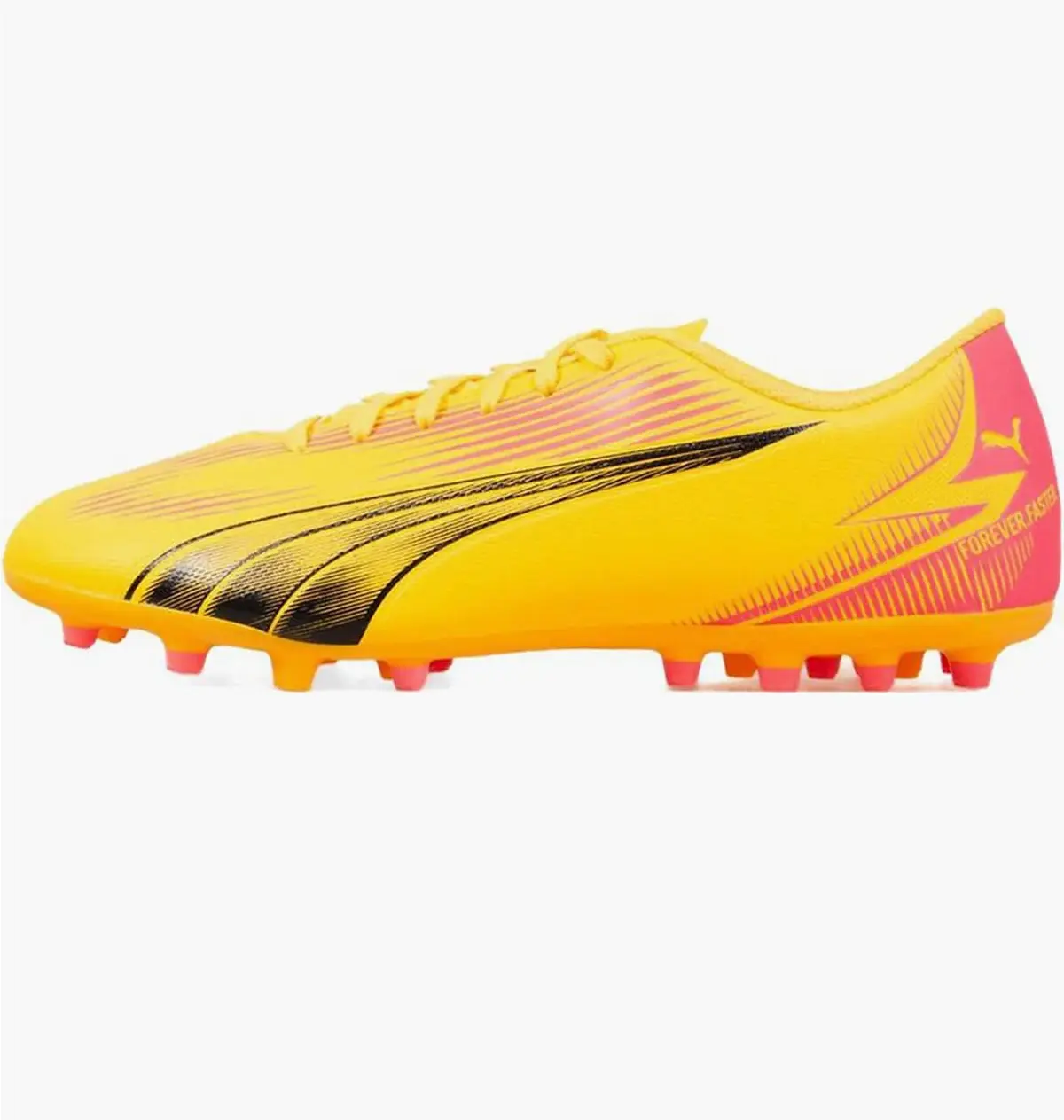 Бутсы детские Puma Ultra Play Mg Forever Faster Yellow