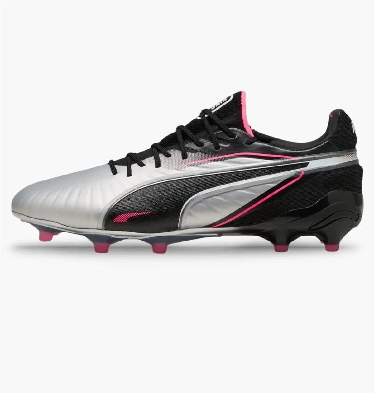 Бутсы унисекс Puma King Ultimate Fg/Ag Metallic/Black