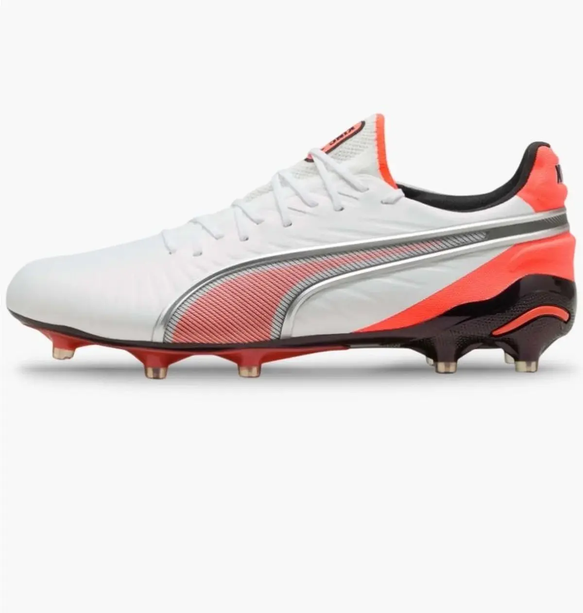 Бутсы мужские Puma King Ultimate White/Orange