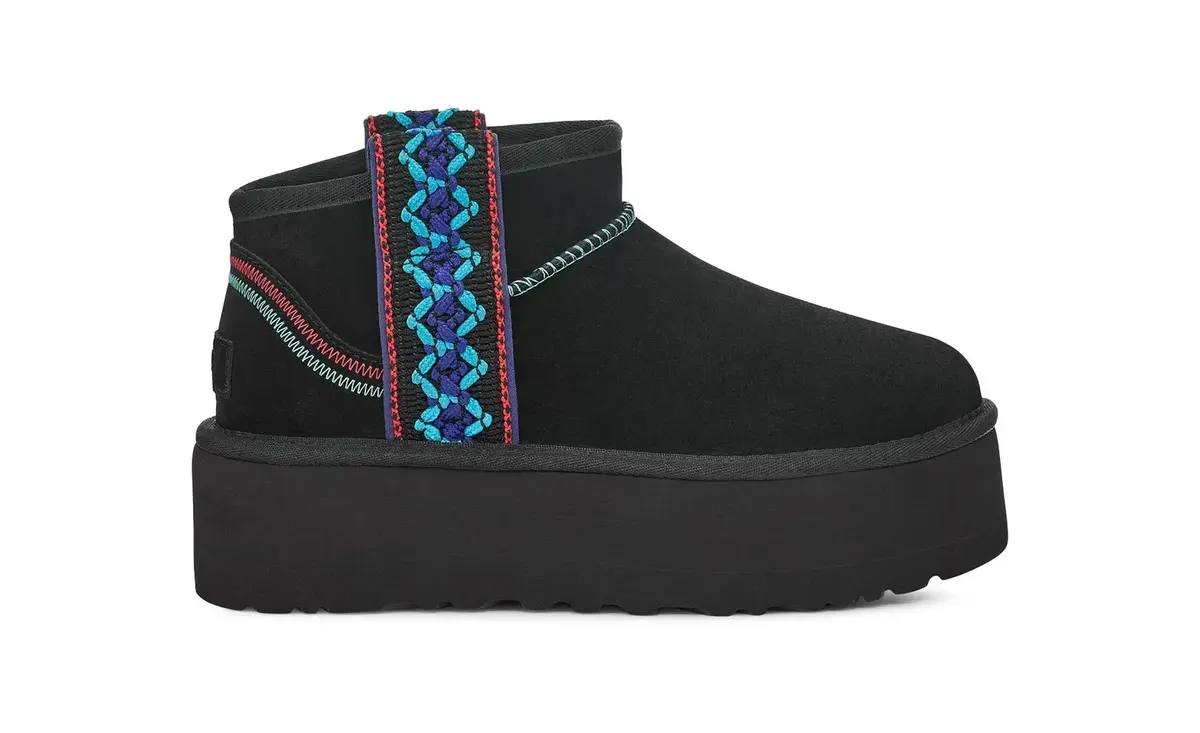 Ботинки женские Ugg Classic Ultra Mini Braid Platform