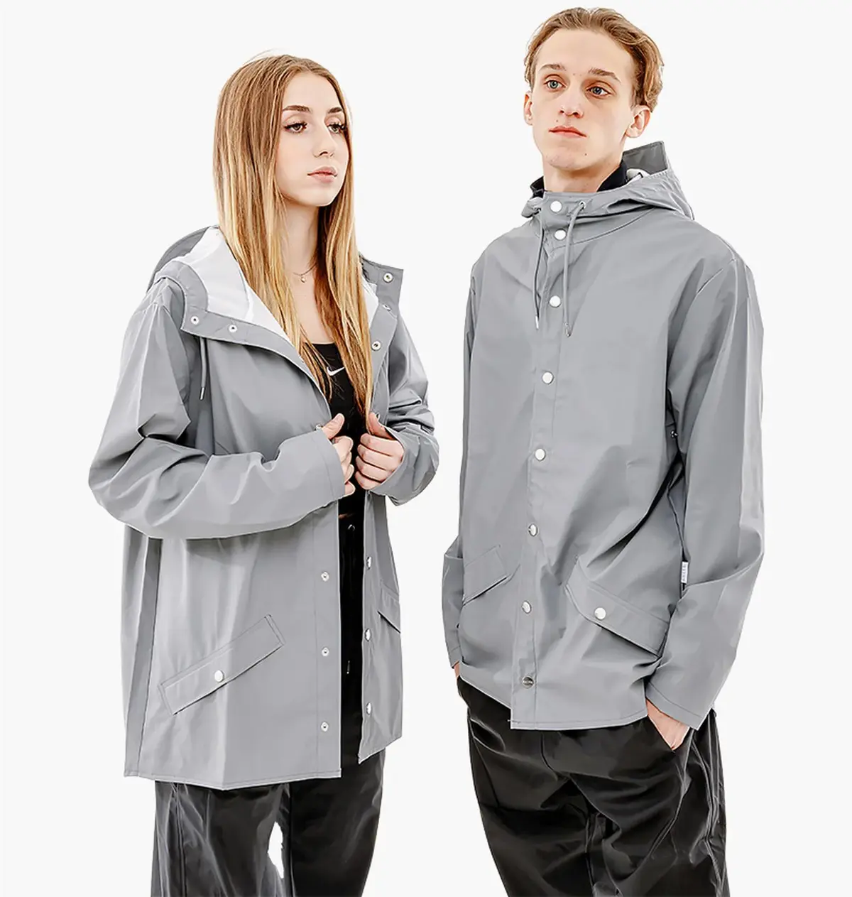 Куртка унисекс Rains Jackets Grey