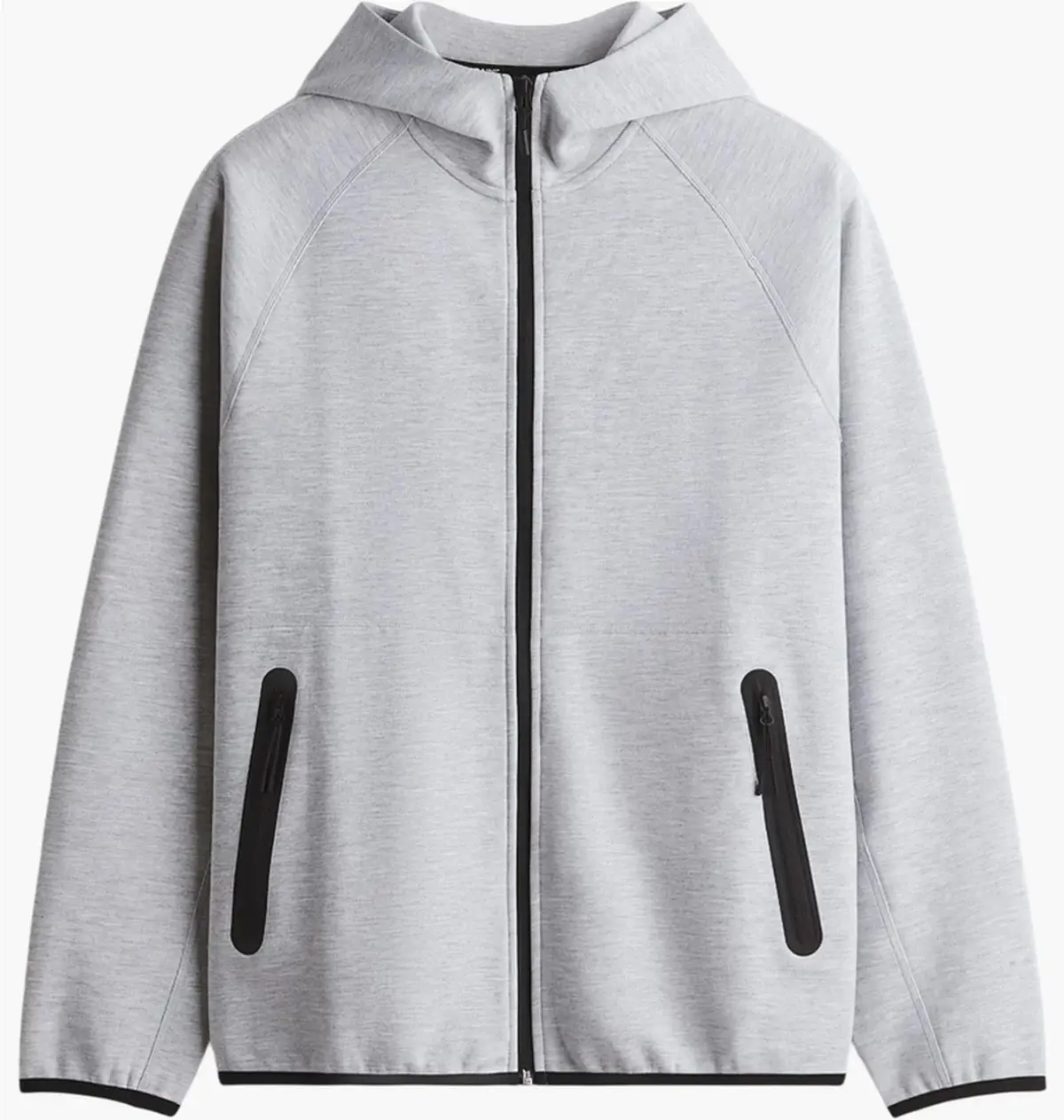 Куртка чоловіча H&M Hooded Activewear With Drymove Grey