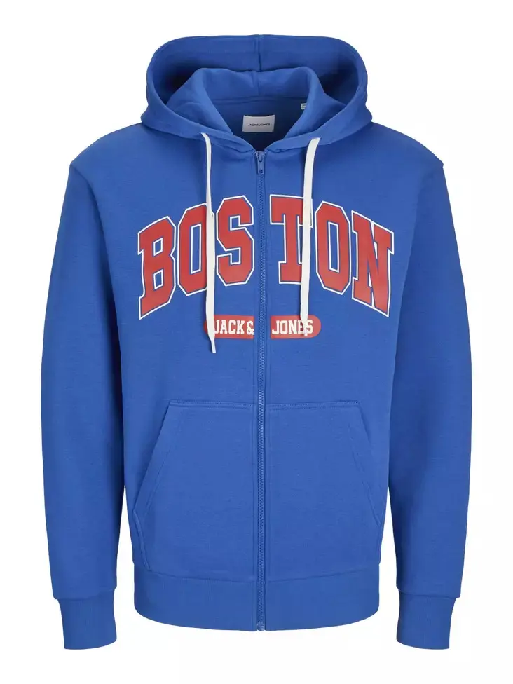 Кофта чоловіча Jack & Jones Jjebradley Varsity Sweat Zip Hood
