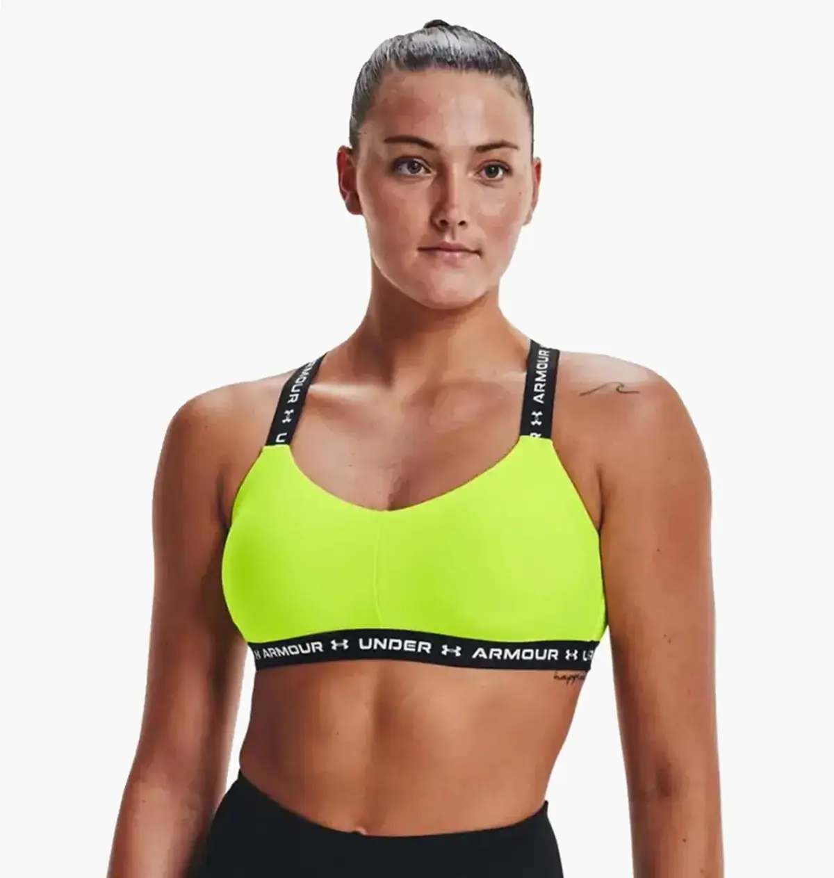 Спортивный топ женской Under Armour Crossback Mid Green