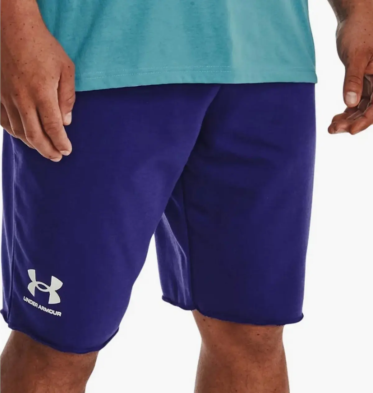 Шорти чоловічі Under Armour Rival Terry Short-Blu Violet