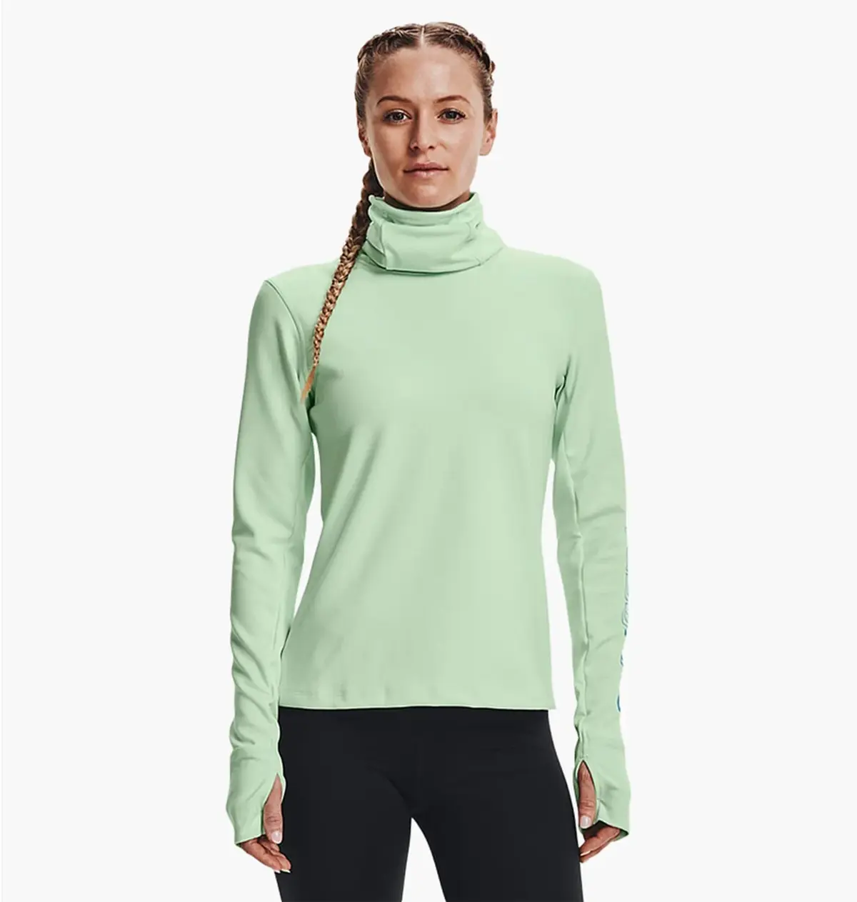 Кофта женские Under Armour Empowered Funnel Top Green