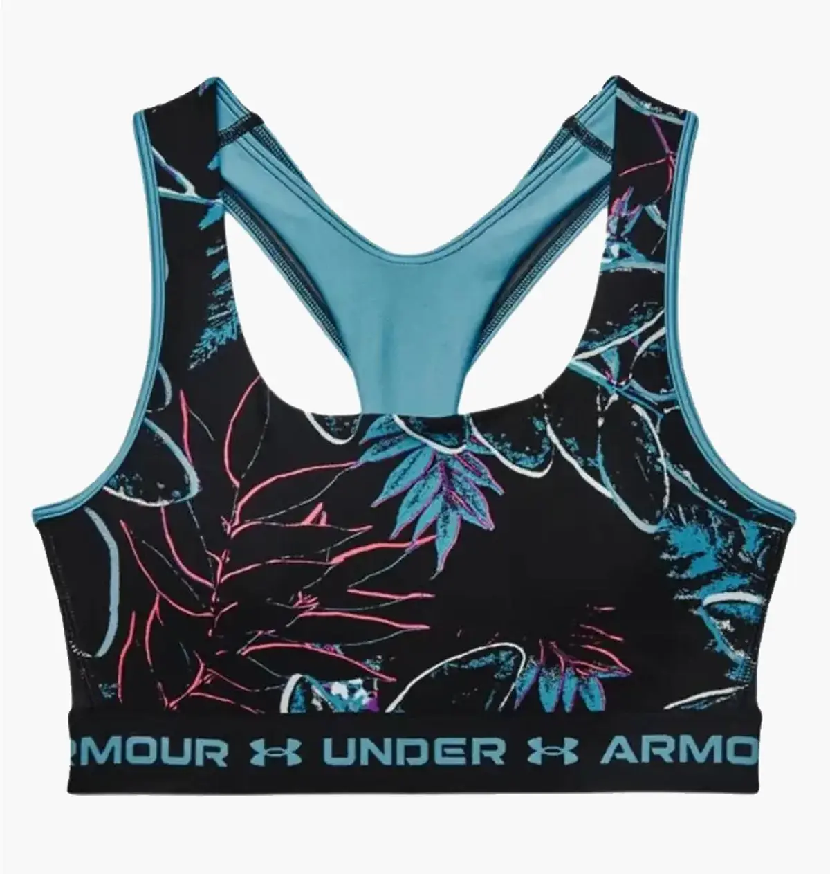 Спортивный топ женской Under Armour Crossback Mid Blue