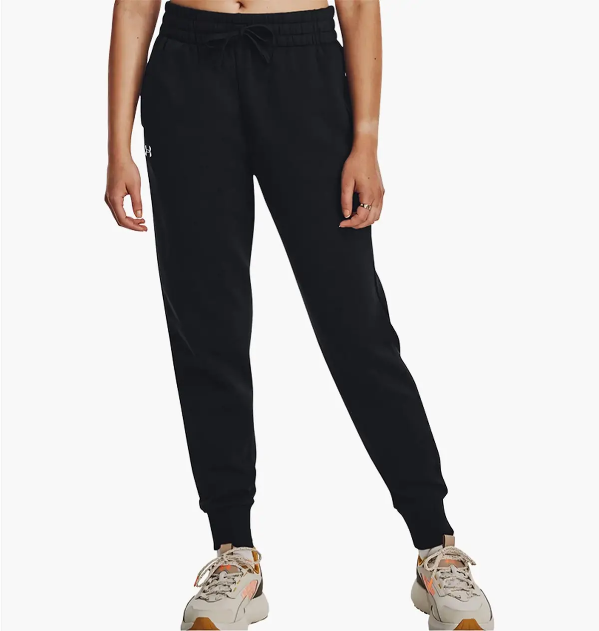 Брюки женские Under Armour Pants Ua Rival Fleece Jogger-Blk Black