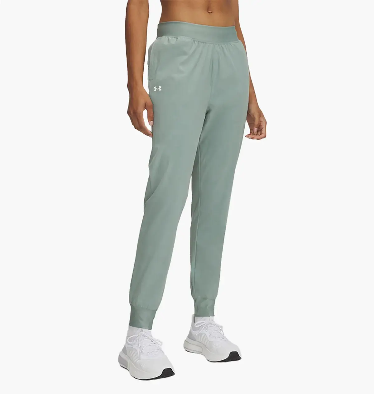 Брюки женские Under Armour Rival Hi Rise Woven Pant Turquoise