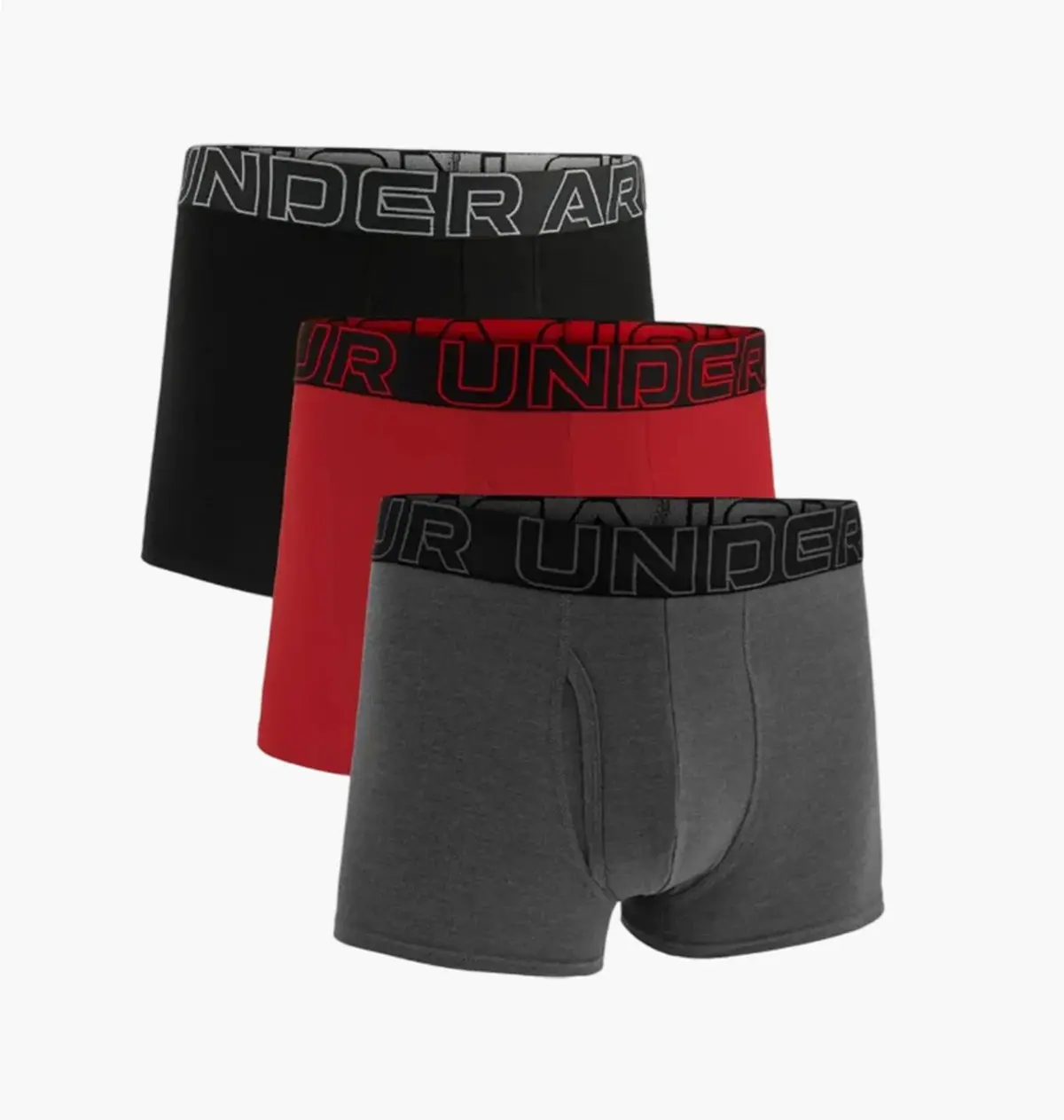 Труси-боксерки чоловічі Under Armour Ua Performance Cotton - Solid 3 3Pk