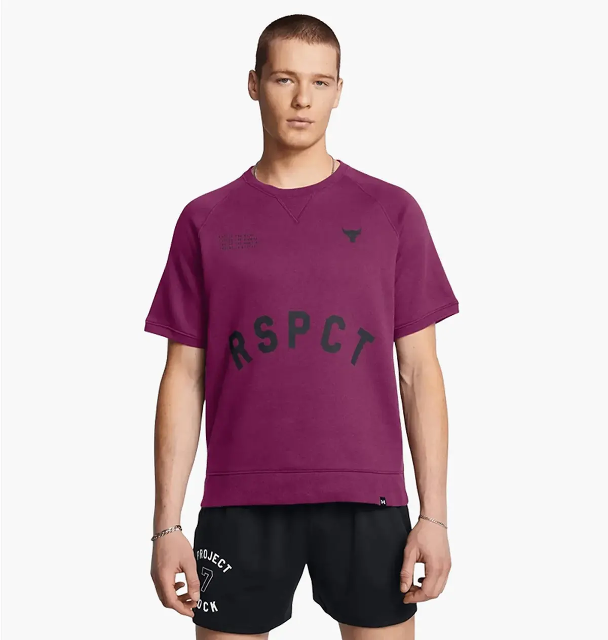Футболка чоловіча Under Armour Project Rock Icon Fleece