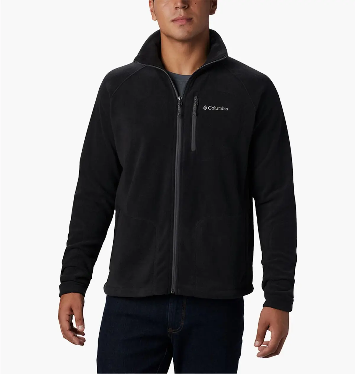Куртка чоловіча Columbia Polar M Fast Trek Ii Fz Flc чорна 1420421010