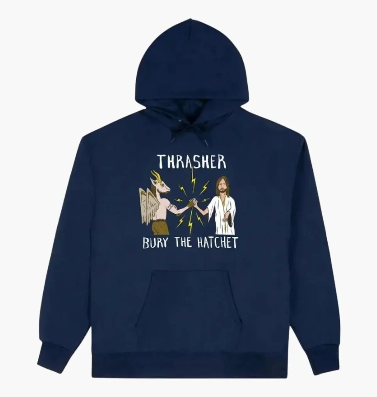 Кофта чоловіча Thrasher Thr X Toy Machine B.T.H. Blue