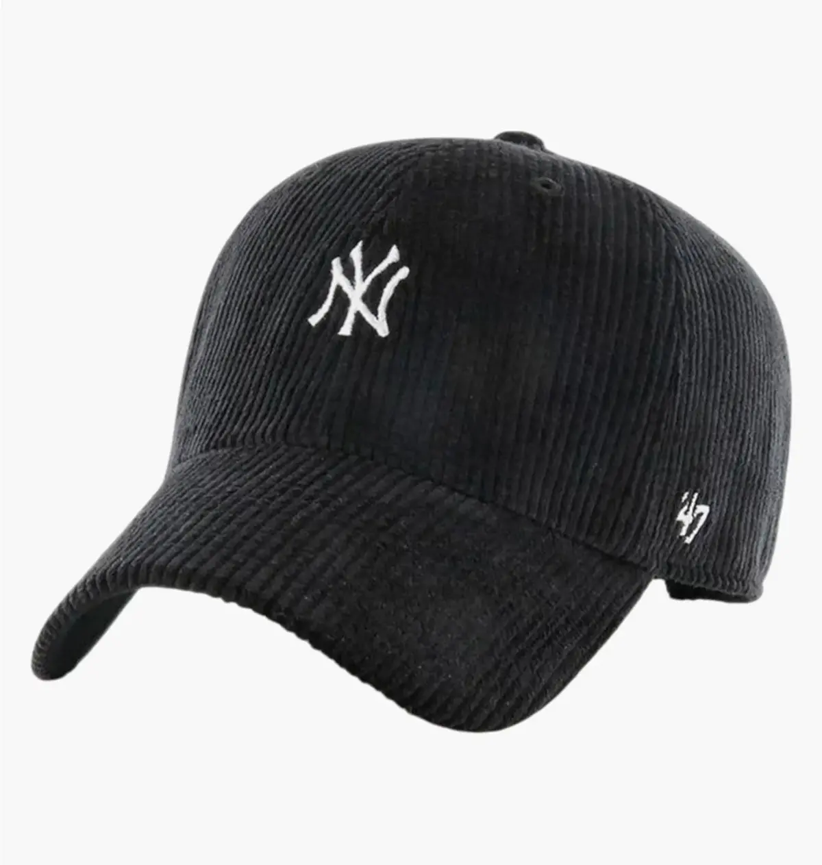 Кепка 47 Brand Clean Up Cord Base Runner Mlb New York Yankees Black