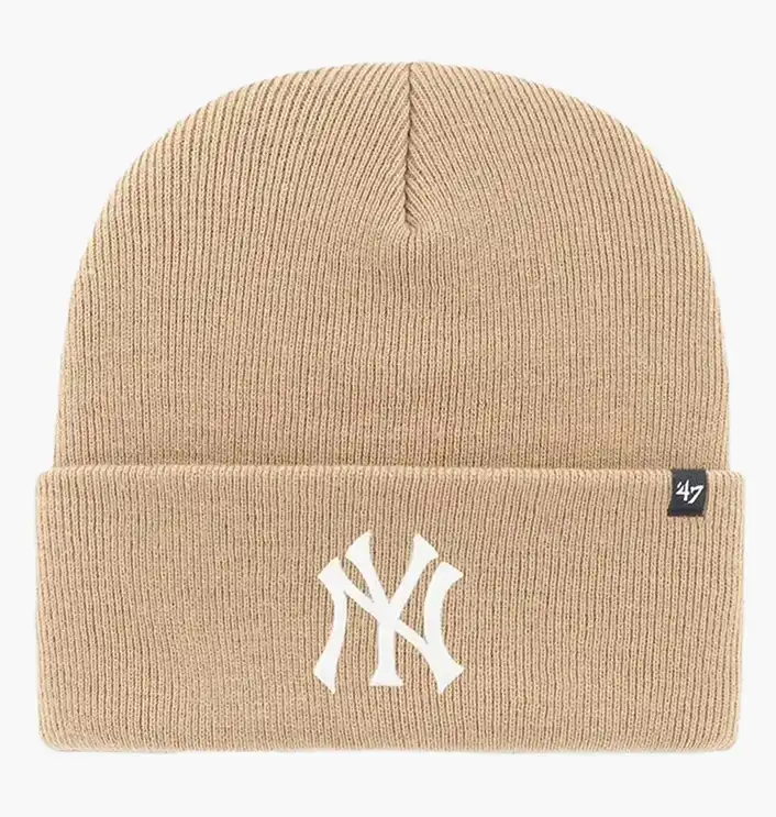 Шапка 47 Brand New York Yankees Haymaker Cuff Knit Beige