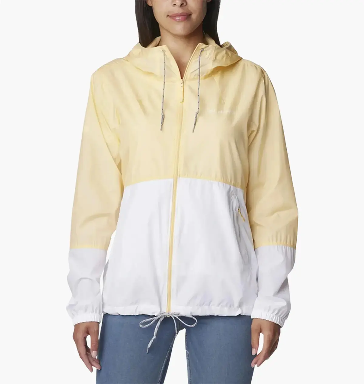 Ветровка женская Columbia Flash Forward Windbreaker White/Yellow