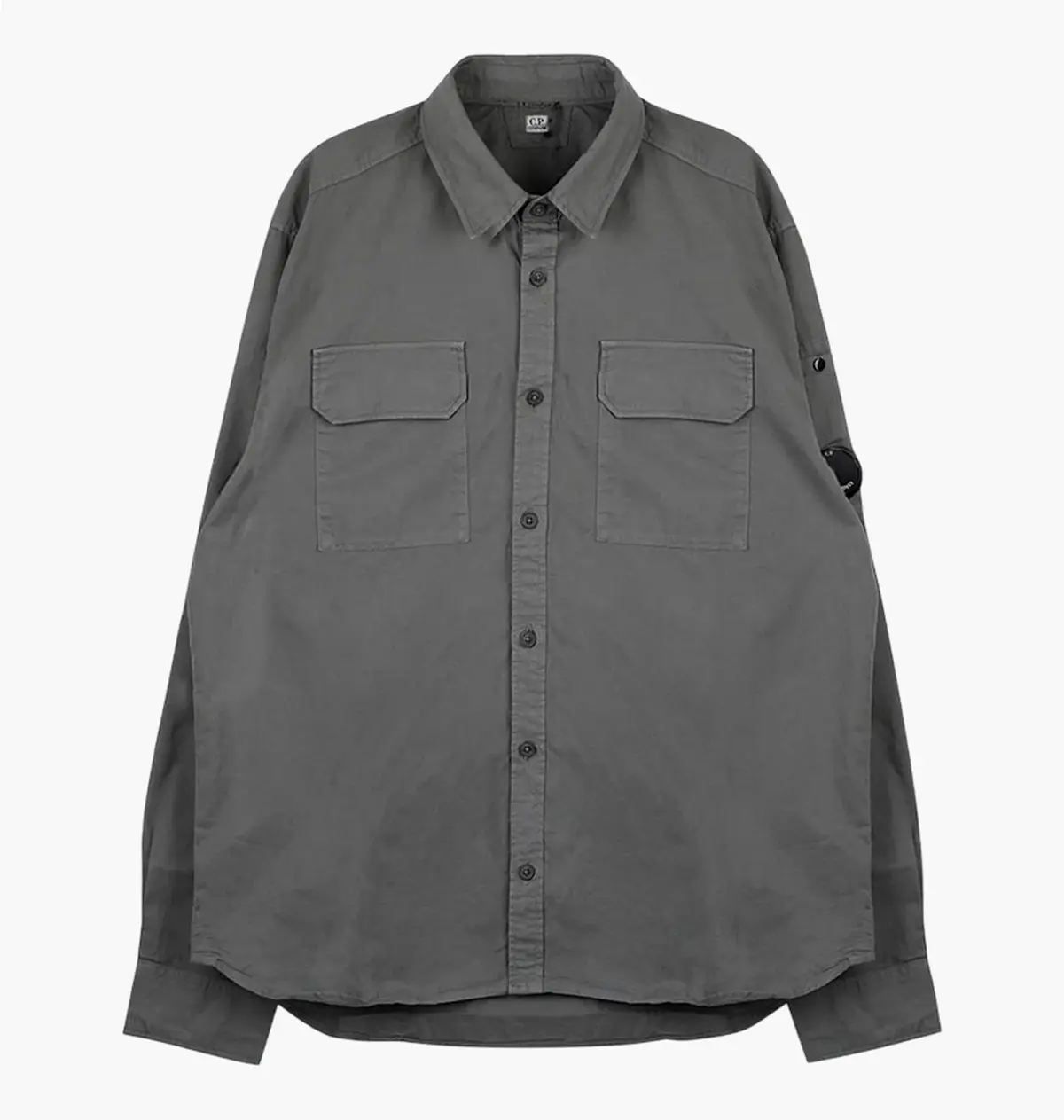 Футболка чоловіча C.P. Company Organic Gabardine Lens Grey