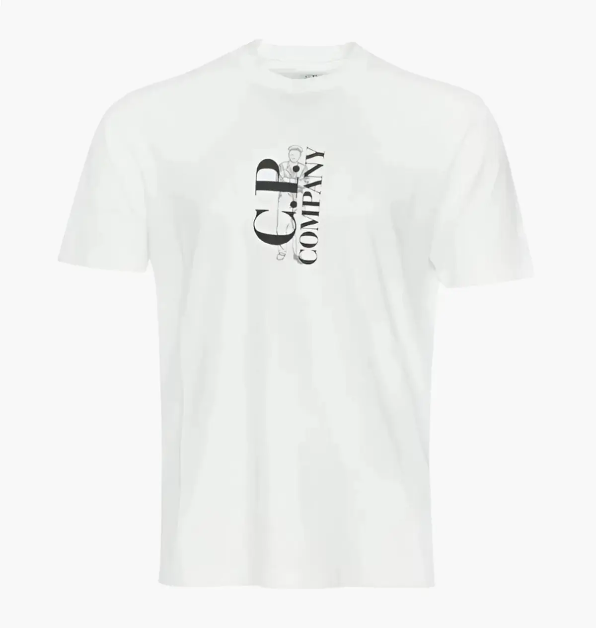 Футболка чоловіча C.P. Company Logo White