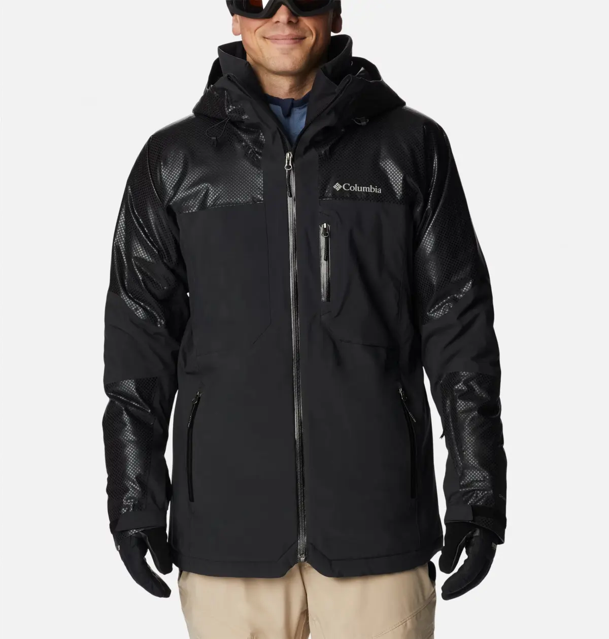 Куртка мужская Columbia Snow Slab Black Dot