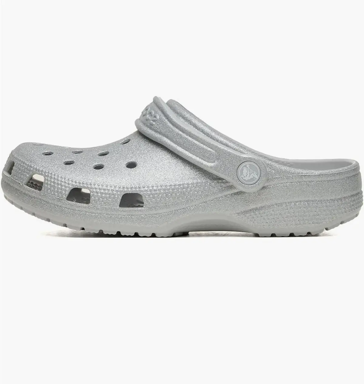 Тапочки унисекс Crocs Classic Glitter Clog Silglt