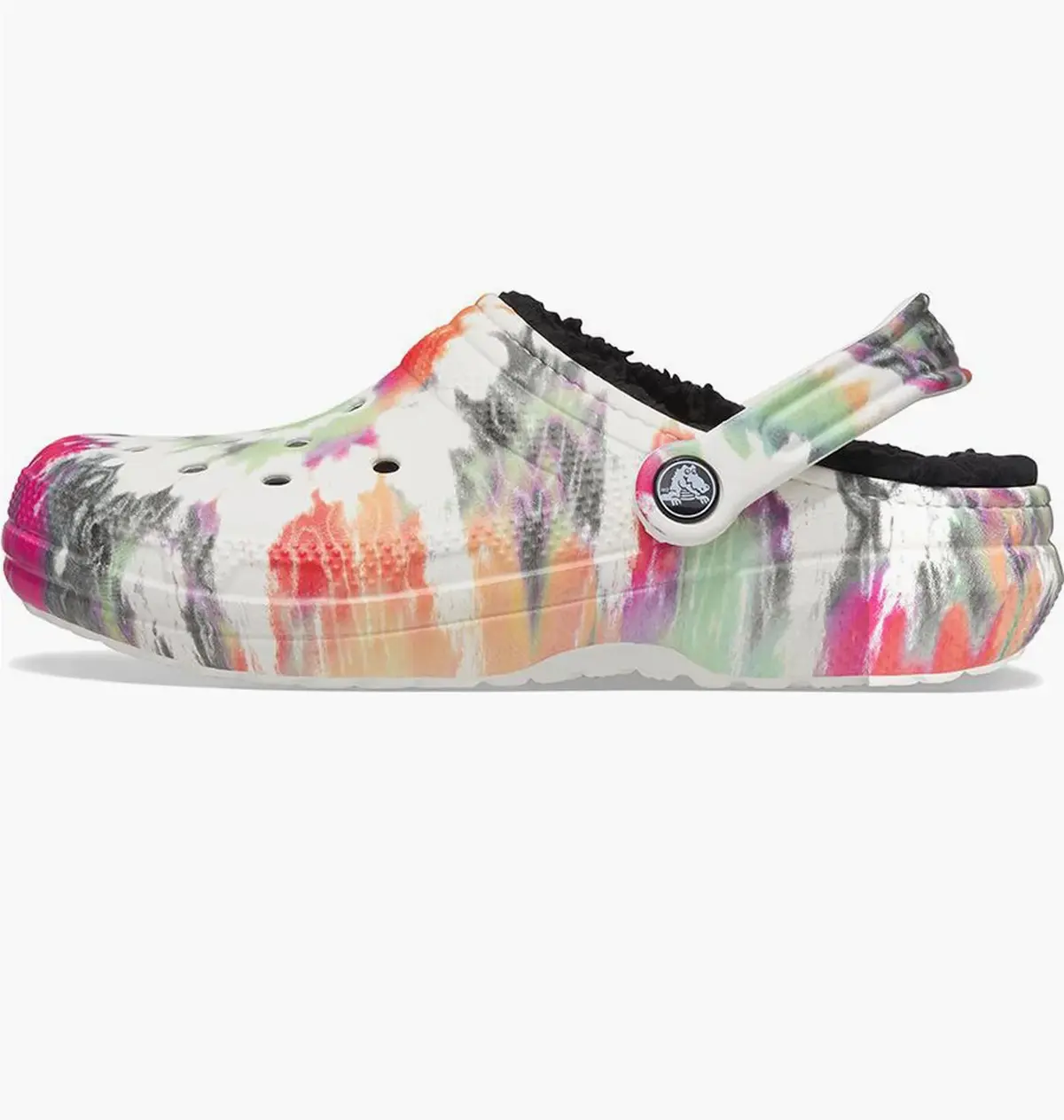 Тапочки унисекс Crocs Classic Lined Tie-Dye Clog Multi