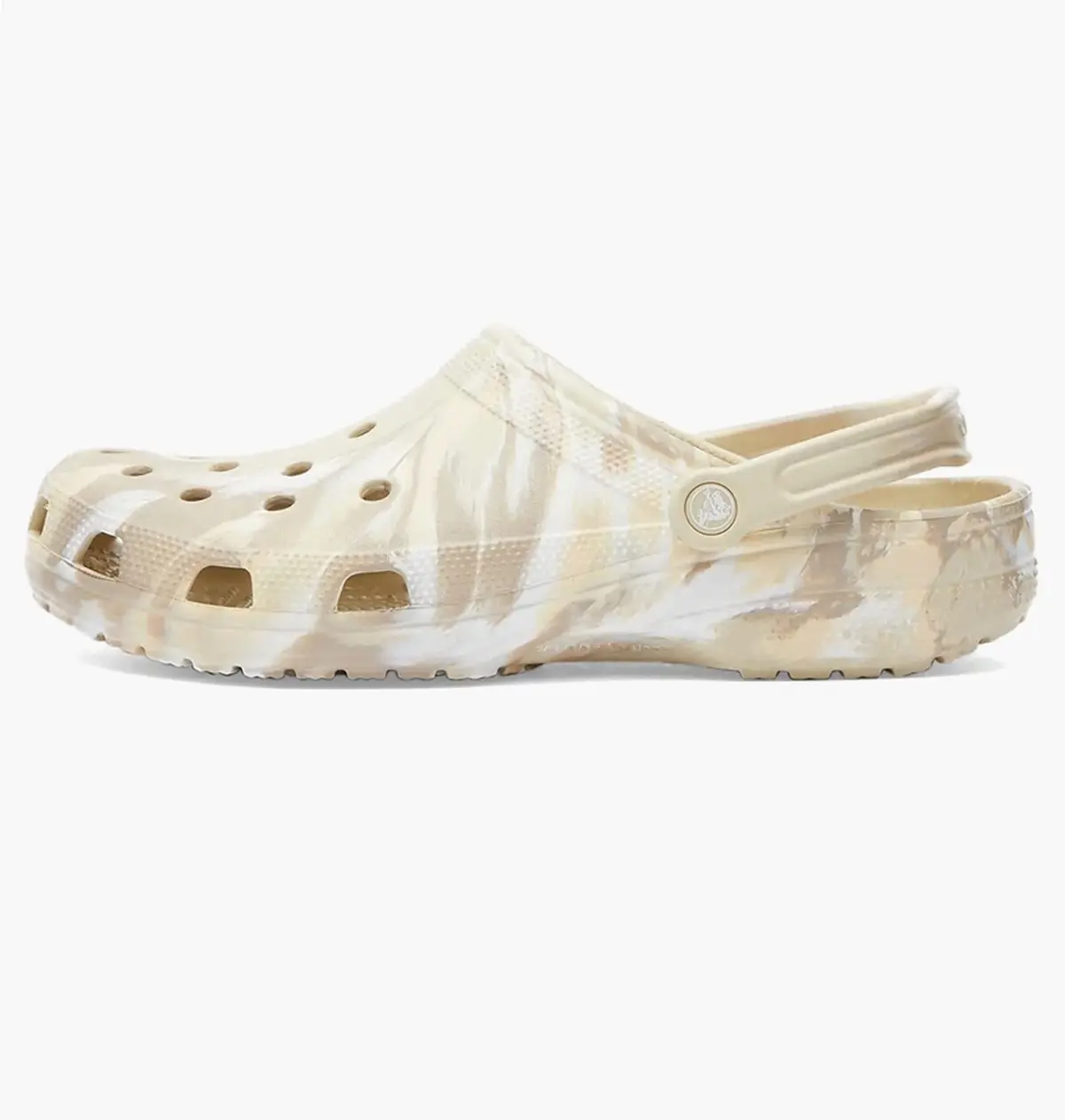 Тапочки мужские Crocs Crocs Classic Marbled Clog Beige